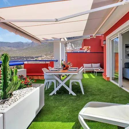 Wonderful View, Huge Terrace Solarium, Private Parking * Costa Adeje (Tenerife)