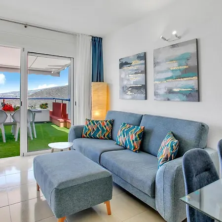 Apartamento Wonderful View, Huge Terrace Solarium, Private Parking Costa Adeje (Tenerife)